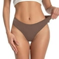 thumbnail image 1 of Clothing Cqxid525 Underwear for Women Underwear for Women No Show Solid Soft Traceless Low Breathable Underwear Workout Breathable Comfortable Panties Brown, 1 of 4