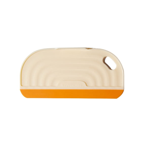 Clearance Cream Mini Squeegee Cleaner - Small Glass Cleaning Tool for Bathroom Washbasin, Mirrors, and Kitchen Surfaces