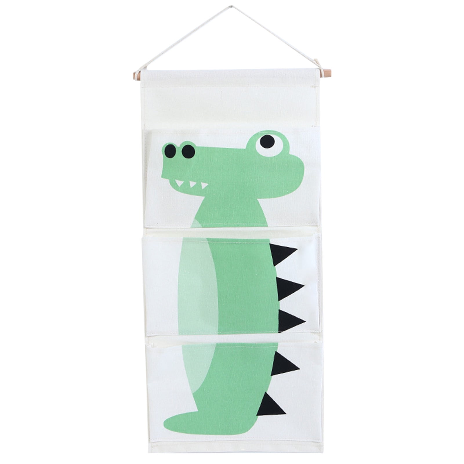 Clearance Cute Cotton And Hanging Bag, 3 Pocket Folding