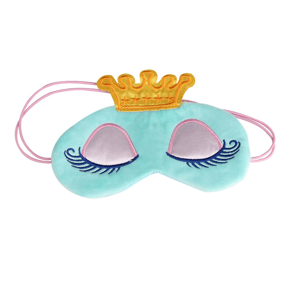 Clearance! Cute Eyes Cover Crown Style Travel Sleeping Blindfold Shade