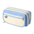 thumbnail image 1 of Clearance! Cute Pencil Case - New Style Large Pencil Pouch for Students, High-Value Organizer with Smooth Zipper,Blue, 1 of 5