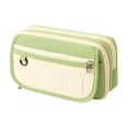 thumbnail image 1 of Clearance! Cute Pencil Case - New Style Large Pencil Pouch for Students, High-Value Organizer with Smooth Zipper,Green, 1 of 5
