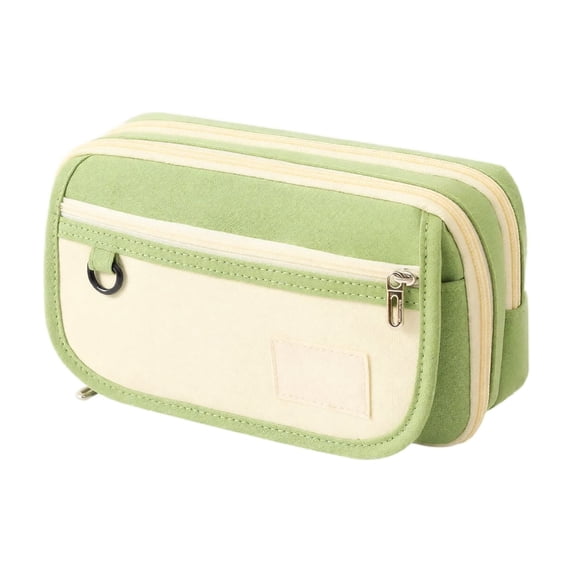 Clearance! Cute Pencil Case - New Style Large Pencil Pouch for Students, High-Value Organizer with Smooth Zipper,Green