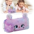 thumbnail image 1 of Clearance Cute Pencil Pouch | Fashionable Soft Plush Cat Pen Pouch Case Gradient Colors Large Capacity Pencil Organizer Smooth Zipper Stationery Storage Bag, 1 of 6