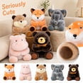 thumbnail image 1 of Clearance! Cute Stuffed Animal Plushies Serious Face - Adorable Doll for Kids and Collectors, Soft Plush Figure Toy, 1 of 5