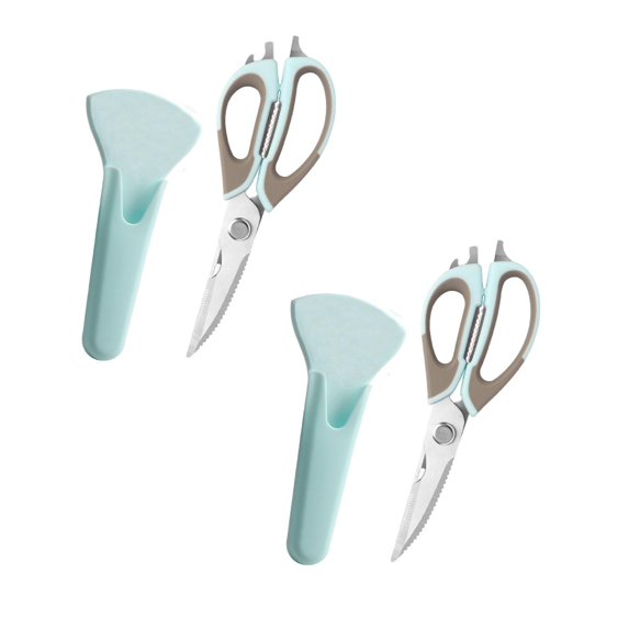 Clearance Cutter under $15 Kitchen Shears Ultra Sharp Stainless Steel Multifunctional Stainless Steel Kitchen Detachable Shears Heavy Duty Meat Scissors Chicken Poultry Fish Herbs Food Scissors