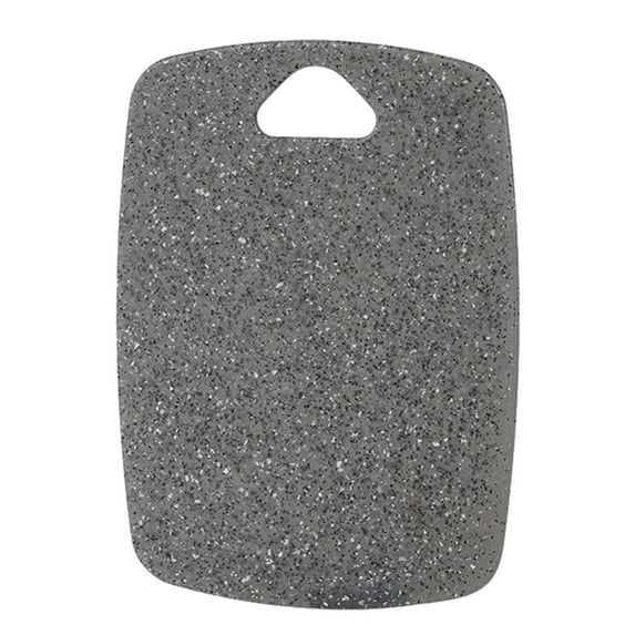 Hvmvliv Cutting Boards Plastic Cutting Boards for Kitchen Cutting Boards Plastic Cutting Board Non-Slip Kitchen Chopping Board with Hanging Hole Handle for Meat Veggies Cutting Black(8.1x5.9in)
