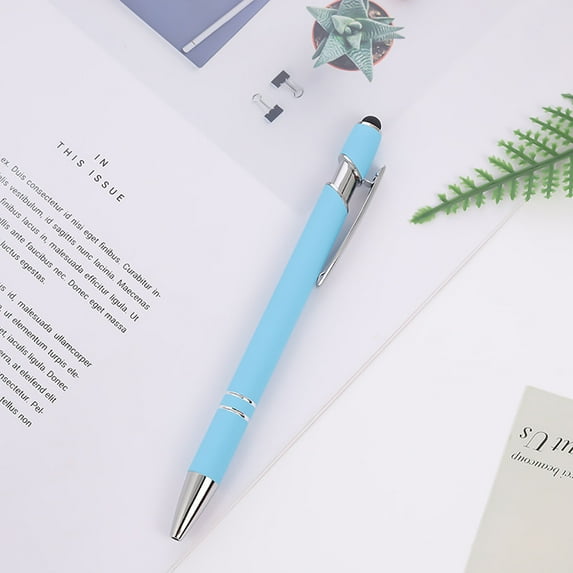 Clearance Czzoypi Aluminum Rod Pen Spray Adhesive Click Pen -use Screen Business Student Writing Ballpoint Pen 5pc 10ml