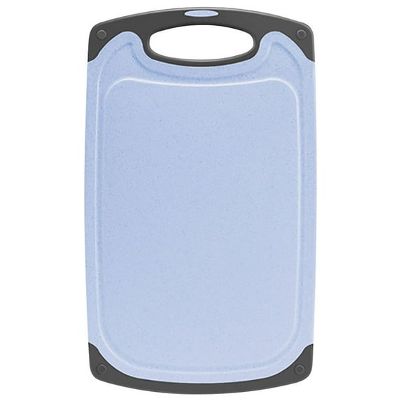 Clearance Czzoypi Large Cutting Board (Blue), Cutting Boards Straw Double-sided Cutting Board Kitchen Husk Cutting Board 21x35cm