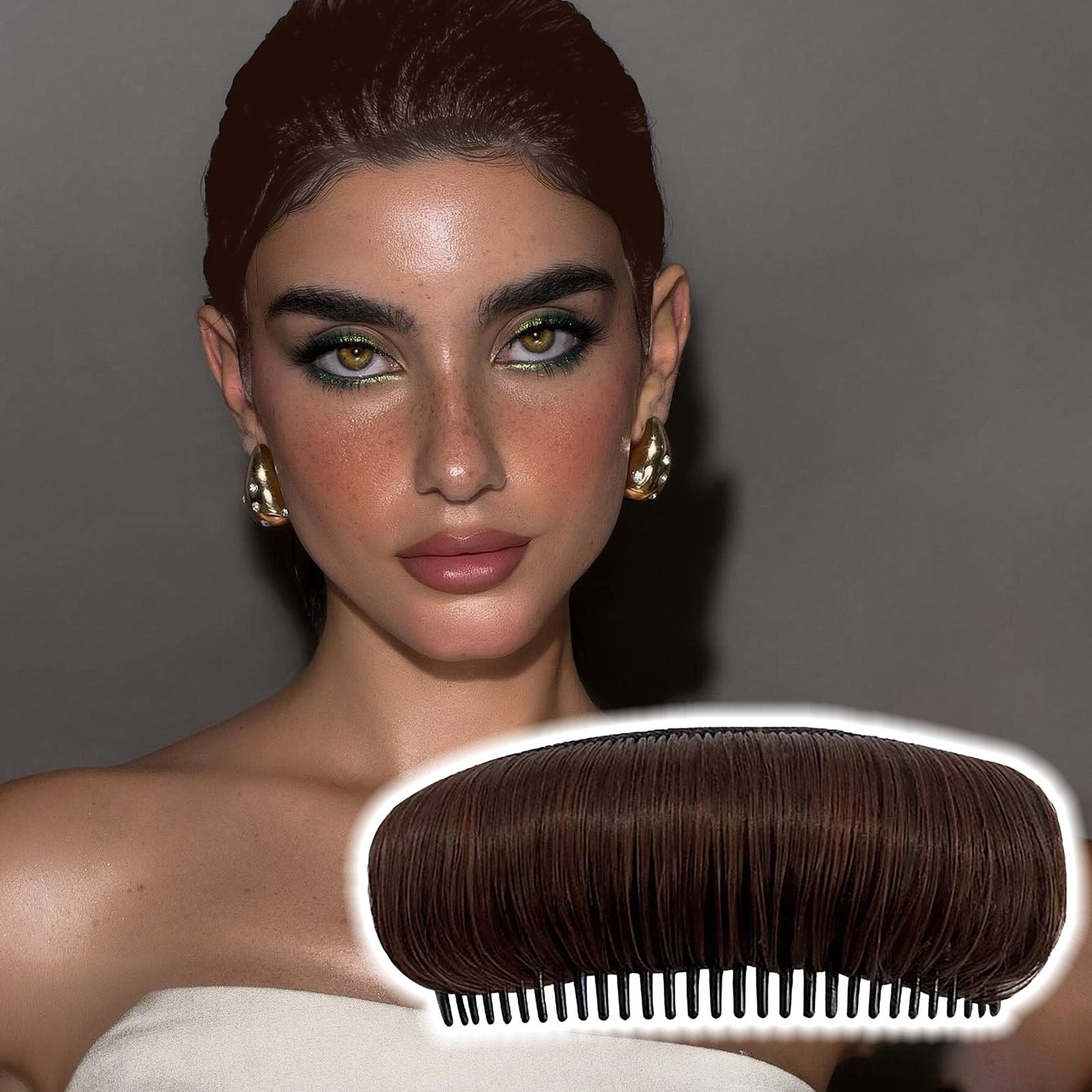 Clearance!DHALL Barrettes Hair Wig Artifacts High Hair Plug Head