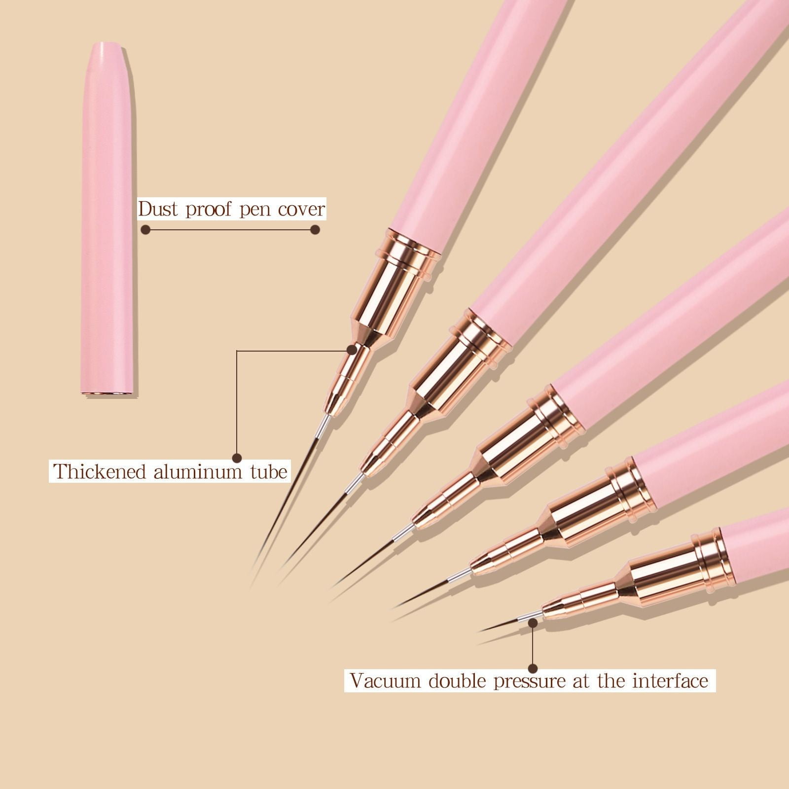 Clearance!DHALL Beauty Tools Precision Japanese Liner Pen Tip For Salon ...