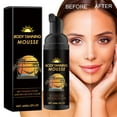 Clearance DHALL Body Wash Women Sunless Tanning Foam Instant Self Tan Foam Instant Tanner