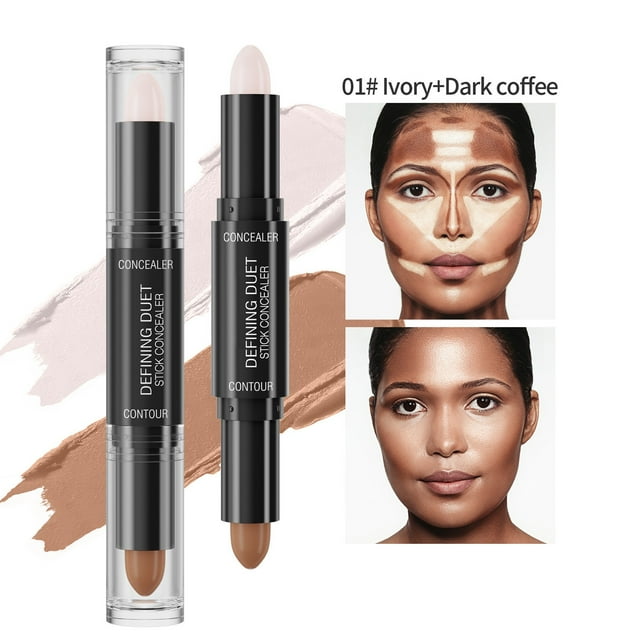 Clearance DHALL Ended Highlighting And Contouring Stick 2 In 1 Concealer And Contouring Pencil Natural Stereo Shadow Stick Contour Stick Highlighter Makeup