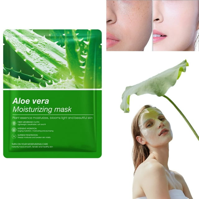 Clearance!DHALL Facial Mask 4pc Care Hydrating Facial Sheet For