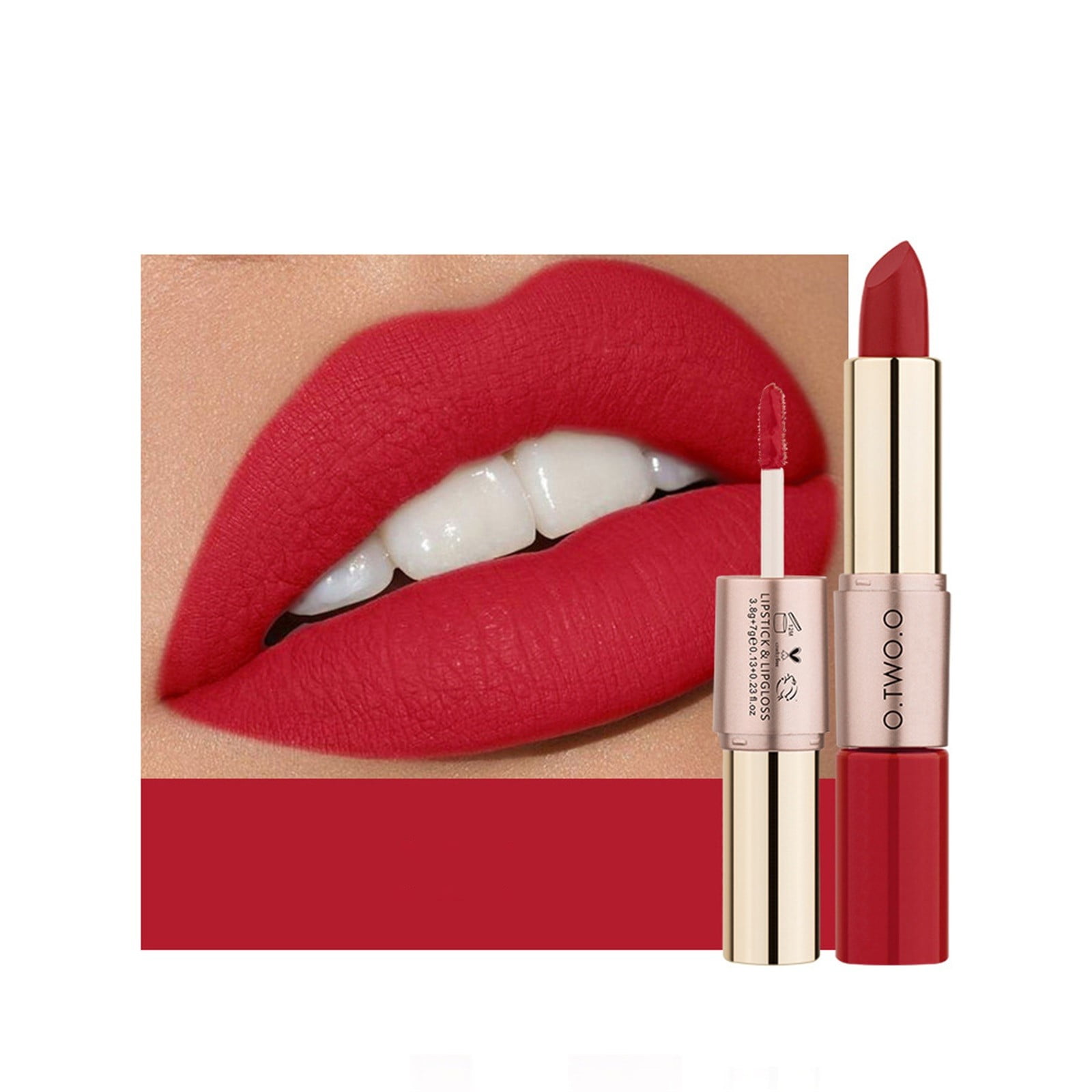 BINGBRUSH Lip Gloss Set - Langanhaltender Matter Lippenstift, Wasserfest, Samtige Textur