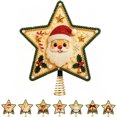 thumbnail image 1 of Clearance! DIY Beaded Christmas Tree Star Topper, Christmas Diamond Art Kit for Adults, Christmas Decor Gift (Santa), 1 of 8