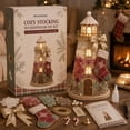 thumbnail image 1 of Clearance! DIY Christmas Seaglass Art Kit Seaglass Lighthouse Kit Sea Glass Art Kits for Adults (#1), 1 of 6