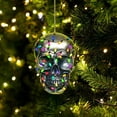 thumbnail image 1 of Clearance! DIY Horror Skull For Christmas Tree Decoration Car Rearview Mirror Pendant Crafts Collection 3.9*2.4*0.4 in F, 1 of 7