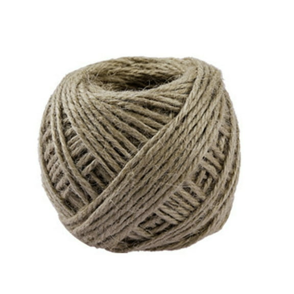 Clearance! DIY Knitting under$1 40M Natural Brown Jute Hemp Rope Twine String Cord Shank Craft String DIY Making