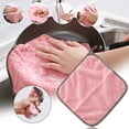 thumbnail image 1 of Clearance Daily Rag TowelDish Kitchen Cloth Dish OilCleaning Non Stick ClothKitchen Cleaning Supplies for Home & Kitchen Pink, 1 of 8