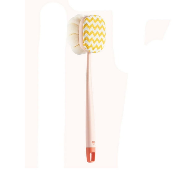 Clearance!Dainzusyful Loofah Back Scrubber Long Handle Shower Body Brush With Soft Mesh Sponge For Women Skin Exfoliating Bath Massage
