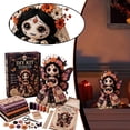 thumbnail image 1 of Clearance Day of The Dead Patchwork Doll DIY Kit, Sugar Skull Sewing Craft Kits, Halloween Fabric Doll Making Kit, Halloween Fall Home Decor Handmade Gift for Craft Lovers and Doll Collectors, 1 of 9