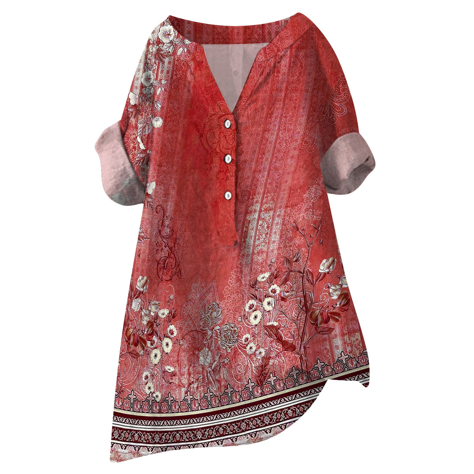 Clearance! Ddoaiy Womens Tops Women Button Down Shirts Long Sleeve