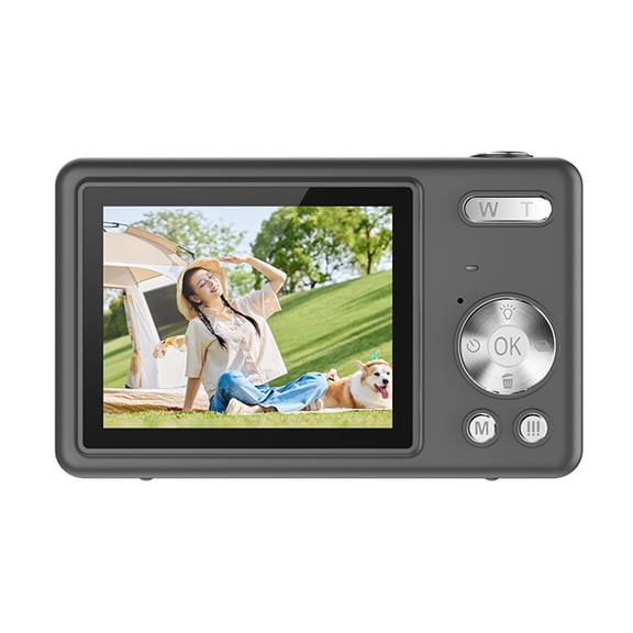 Kyusrd Digital Camera 1080P HD Photography Supports Up To 48MP Electronic Stabilization 16X Digital CCD Student Portable Camera
