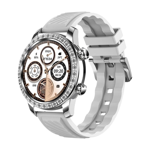 Kyusrd High Precision Smartwatch With Two Watch Bands Bluetooth HD Call Intelligent Voice Control Long Battery Life And IP68 Water Proofing 1.52inch Smart Sports Watch
