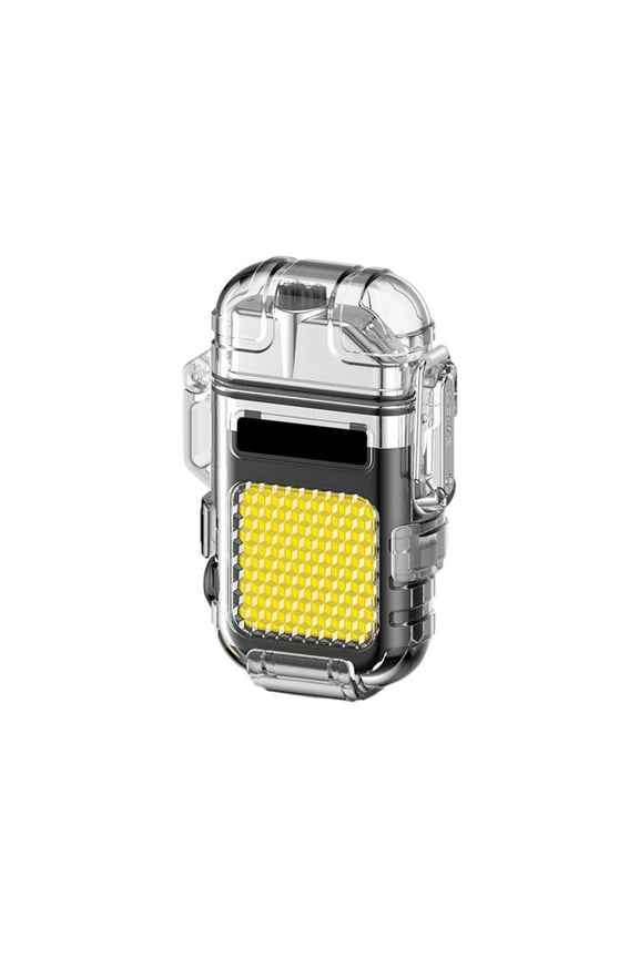 Multifunctional Strong Keychain Light Lighter USB Charging Mini Portable