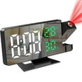 thumbnail image 1 of Kyusrd Projection Alarm Clock,Multifunctional LED Temperature And Humidity Display,Intelligent Electronic Clock,Memory,Bedroom Desk Clock, 1 of 9