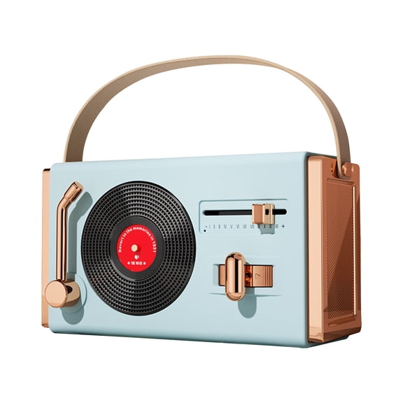 Clearance Deal! Kyusrd Retro Bluetooth Stereo Portable Outdoor Home Stereo Classical Portable Plug-in U Disk Stereo