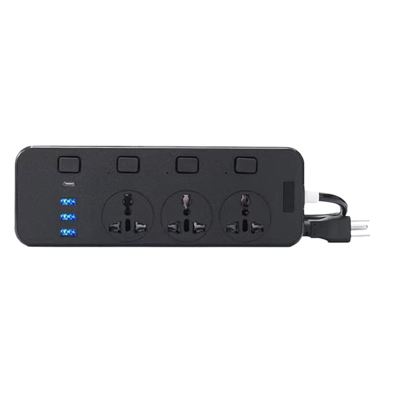 Clearance Deal! Kyusrd Socket USB Plug Board For Home Office Dormitory Travel Multi-functional Patch Panel Multi Hole Toggle Wiring Plug Board