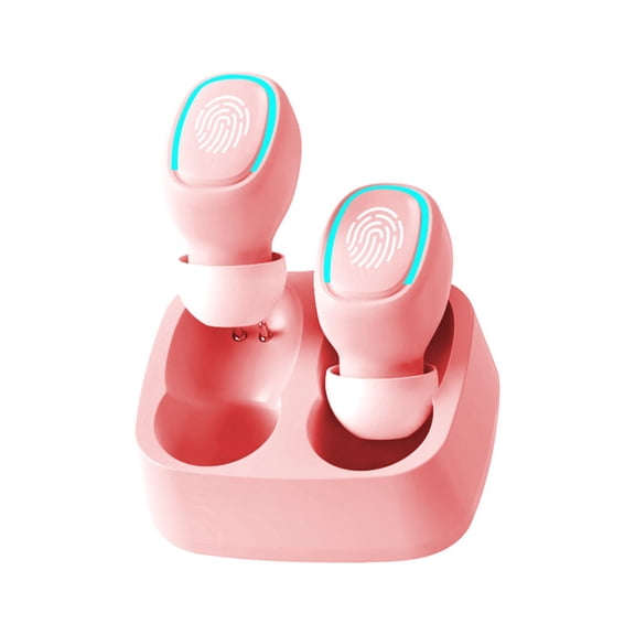 Clearance Deal! Kyusrd Touchs Wireless Bluetooth Headset Macaron Color Mini Invisible Binaural In-ear In-bud Bluetooth Headset