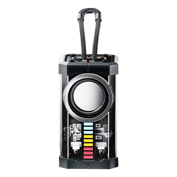 Kyusrd Transparent Mecha Style Wireless Bluetooth Audio Portable Outdoor Subwoofer Mini Speaker