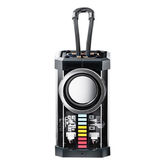 Kyusrd Transparent Mecha Style Wireless Bluetooth Audio Portable Outdoor Subwoofer Mini Speaker