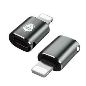 Kyusrd Type-C USB To Lightningers Adapter Lightningers Male To Type-C USB Female Adapter For IOS Device Charging And Data Transmission Connector Port