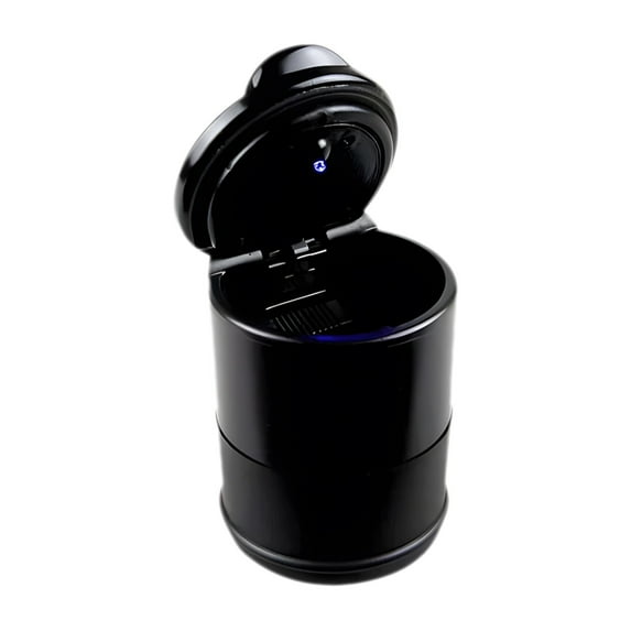 Kyusrd Universal Car Ashtray With Lid And LED Light For Automotive Use