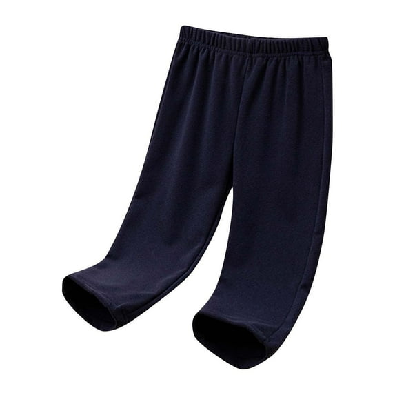 Clearance Deals 0-9Years Toddler Kids Kids Winter Boys Girls Solid Color Thickening Home Wear Clothes Pants Navy 8 Years