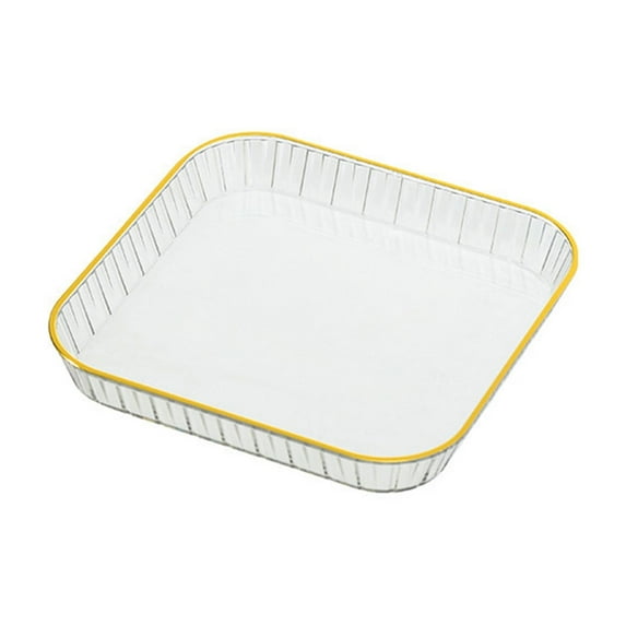 Clearance Deals! Amvlyk Dining Table Dish Set Kitchen Cutlery 3 Colors Dinner Dish Wash Fruit Restaurant Chips Fry Chicken Snacks Groceries