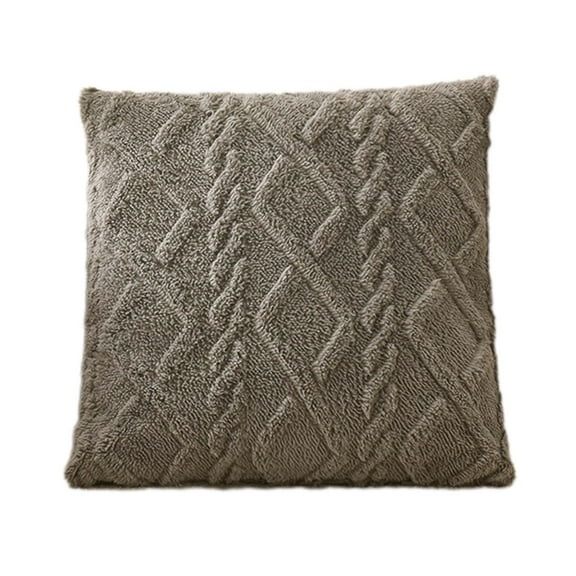 Amvlyk Geometric Motifs Couch Pillow Cases Throw Pillows Home Decor for Living Room Bedroom Bed Outdoor Cushion Cover（17.72x17.72In,Pillow Cover Only）Gray