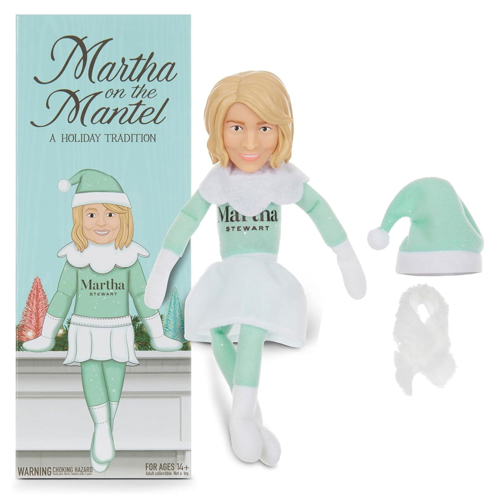 Clearance Deals! Martha Stewart, On A Mantle 2024 Christmas Doll 12