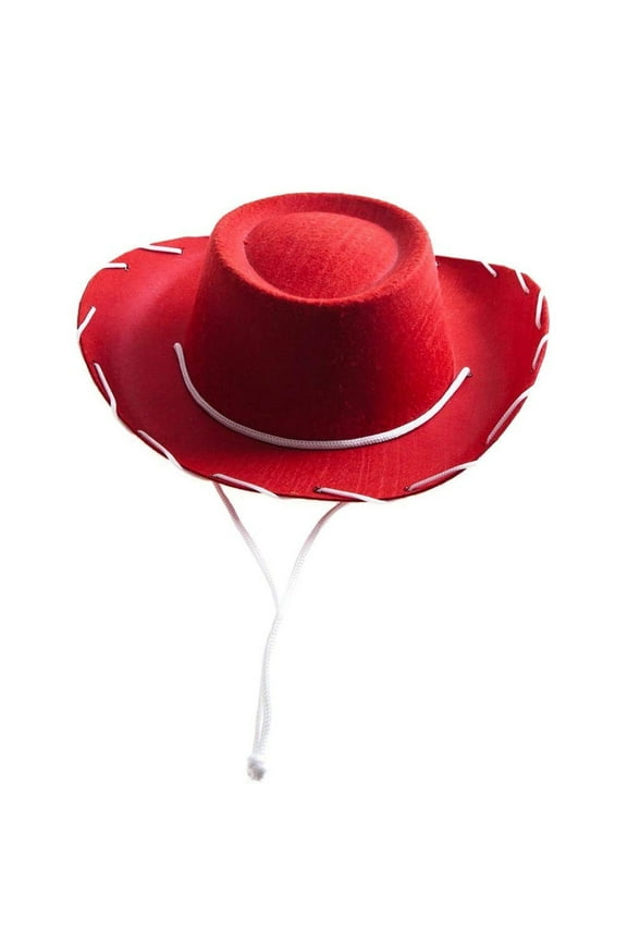 Sycwsmn Childrens Cowboy Hat 1PC Red One Size