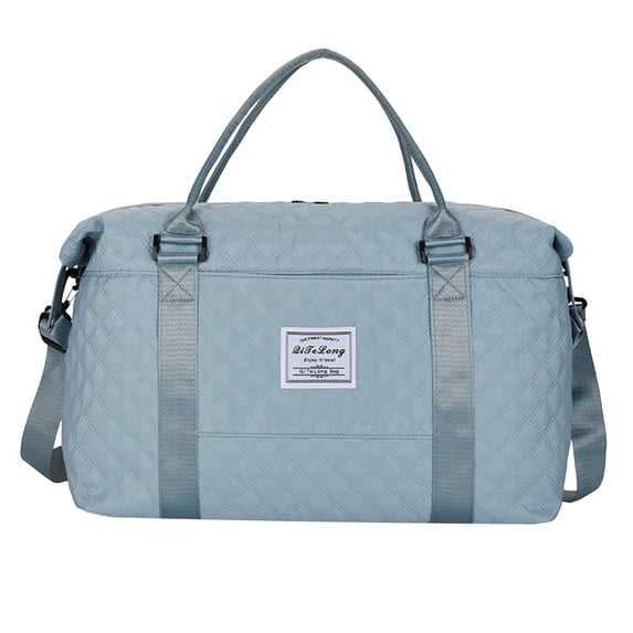 Clearance Deals Travel Duffle Bag For Women Sport Gym Tote Bag With Toiletry Bag Large Overnight Bag For Women Girls Travel Gym Bag For Labor Blue