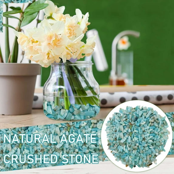 Clearance Decorative Stones under $5,Small Green Stones Polished River Rocks For Ornamental Plants Aquarium Gravel Stones For Potted Plants Succulents Bonsai Terrarium Fairy Garden DIY Project