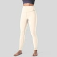 thumbnail image 1 of Clearance! Delayuji Yoga Pants with Pockets Women's Solid Color Fashionable Casual Sports Hip Lifting High Elastic Tight Yoga Pants Plus Size Yoga Pants for Women Beige L, 1 of 6