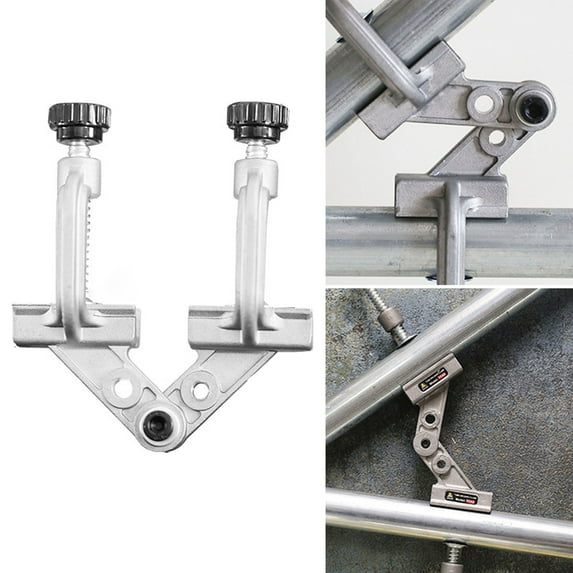 Clearance! Denhf 10-180° Adjustable Tube Clamp, Aluminum Alloy Right Angle Corner Clamp for Welding, Woodworking, DIY Projects, and Cabinet Making, Welding Tools