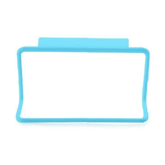 Clearance! Denhf 1Pc Kitchen Towel Hanger, Over Cabinet Door Towel Rack, Over The Door Towel Bar for Inside or Outside of Doors, Towel Holder for Kitchen Bathroom, No Drilling, Blue