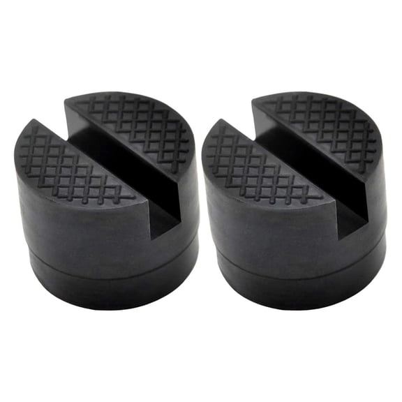 Clearance! Denhf 2Pcs Universal Jack Stand Pads, Rubber Pinch Weld Jack Pad with Recess Design for Cushioning and Protection Jack Pads, Pinch Weld Jack Pad, Universal Car Accessories, Fits Most Cars