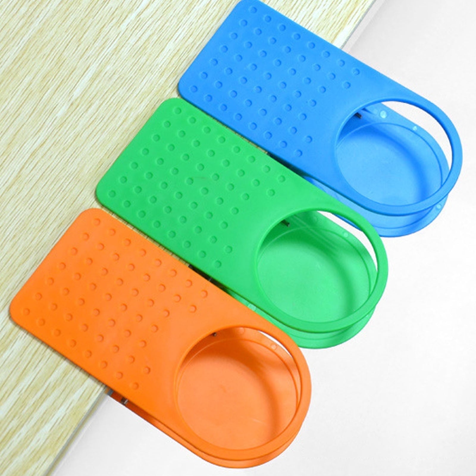 Clearance! Denhf 3Pcs Drinking Cup Holder Clip, Chair Cup Holder with Clip, Cup Clip Holder for Water, Drink, Beverage, Soda, Coffee Mug, Cup Holder for Table, Desk Drink Holder Clip, 3 Random Colors
